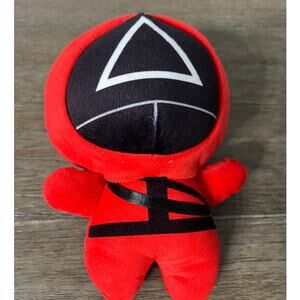 Squid Game Red Triangle Key Chain Plush‎